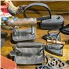 Image 3 : Large Group of Vintage Irons, Toy Irons and Ironing Accessories