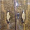 Image 2 : Art Deco Wardrobe Cabinet with Bakelite Door Pulls - 20" x 36" x 65" tall
