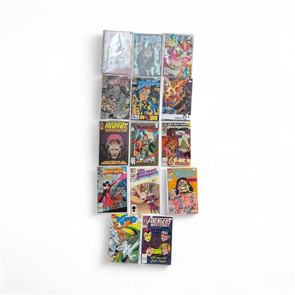 14 Assorted Marvel Comics - Bagged and Carded
