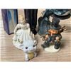 Image 2 : Group of 6 Bud Vases & Figurines - Tallest is 7"