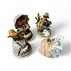 Image 1 : 4 Vintage Musical Ornaments - 2 Appear to be Hummel - Tallest is 8"