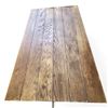 Image 2 : Barnwood  Style Table with Metal Capped Feet - 33" x 54" x 30" tall. Contents not included.