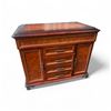 Image 1 : Bureau Style Jewelry Box with Slide Out Necklace Stands - 9" x 17" x 14" tall
