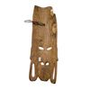 Image 2 : Carved Wood African Wall Mask - 5" deep x 10" wide x 28" tall