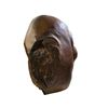 Image 3 : Marvin Dan Baker Carved Wood First Peoples Bust - Squamish Nation Artist - 12" tall x 11" diameter