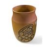Image 1 : Vintage Canada OMP Blue Mountain Pottery "Earth Mother"  Vase - ApaKark Artist Design - 10" tall x 7