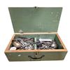 Image 1 : Wood Chest Full of Vintage Silver Plated Flatware - Variety of Patterns