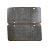 Image 2 : Pair of Matching 1974 Saskatchewan  6 Digit License Plates  -249-218