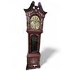 Image 1 : Vintage Grandfather Clock with Inlaid Grape Vine Pattern - 12" x 20" x 82" tall