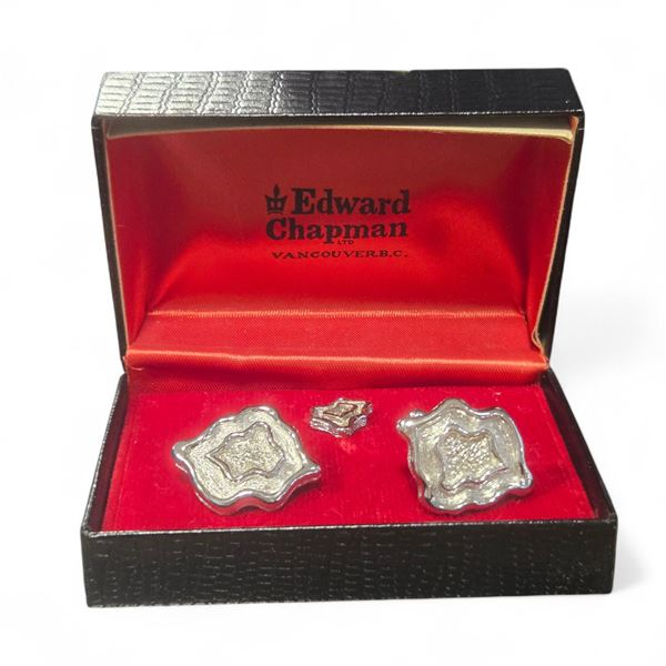 Silver Christian Dior Cufflinks