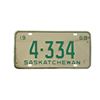 Image 1 : Vintage Saskatchewan 1968 License Plate - 4-334