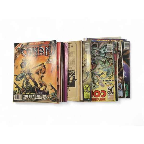 Group - Vintage "Conan The Barbarian" Comic Books