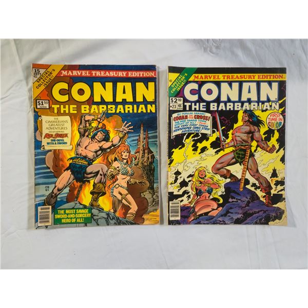 Group - Vintage "Conan The Barbarian" Comic Books