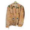 Image 1 : Leather beaded native style jacket