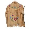 Image 2 : Leather beaded native style jacket