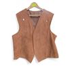 Image 2 : Leather vest w/ floral lion pattern