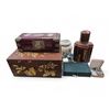 Image 1 : Group - Including Asian Snuff Tobacco Bottles, Jewelry Boxes, Replica Presidential Rolex Day/Date, E