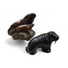 Image 1 : Inuit Soapstone Carvings of Elephant Seals & Walrus