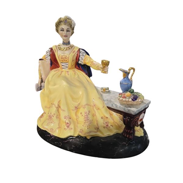 Royal Doulton "Les Femme Fatales" Collection "Lucrenzia Borgia" #394/750 - Hand Initialed