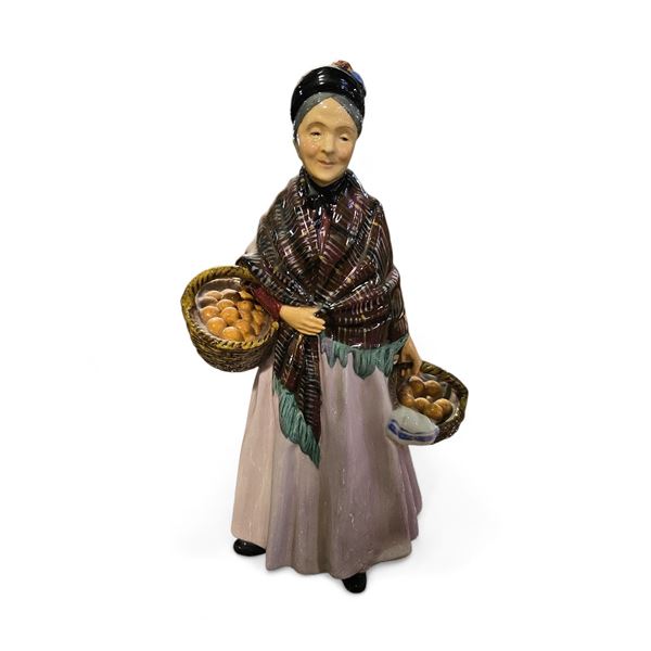 Royal Doulton "The Orange Lady" - Hand Initialed