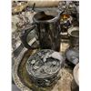 Image 2 : Group - Silver plated dinnerware set