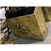Image 3 : Vintage brass fireplace tools buckets & magazine rack