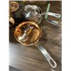 Image 2 : Group - Copper pots, serving dish and buckets