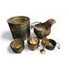 Image 1 : Vintage copper pale, bucket & pots