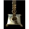 Image 2 : Brass Based Candlestick Lamp with White Shade