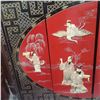 Image 2 : Set of 4 Chinese Lacquered Wall Panels - Total dimensions: 3' tall x 4' wide