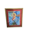 Image 2 : 2 Framed Abstract Paintings - Largest frame is 28" x 40"
