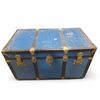 Image 1 : Vintage Blue Storage Trunk - 20" x 36" x 20" Tall