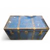 Image 1 : Vintage Blue Storage Trunk - 22" x 39" x 22" Tall