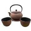 Image 2 : 3 Teapots, 2 Cups and a Soapstone Bear with Chipped Ears