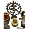 Image 2 : Variety of Collectibles - Musical Table Lighter, Ganesh Statue, Shiva Statue and Brass Items