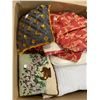 Image 2 : 2 Boxes of Drapery and Cushions