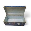 Image 2 : Vintage Blue Storage Trunk, Approx, H16" x W34" x D16"