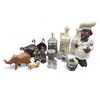 Image 1 : Group of Assorted Tableware & Decor - Pewter Tankards, Bottles, Ceramic Crock, and More
