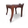 Image 2 : Victorian‑Style Carved Side Chair with Front Casters (Approx. H 36")