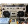 Image 2 : Retro Electronics Bundle: Viking Boombox (Model SRC‑7394), Sanyo AM/FM Cassette Radio, and