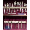 Image 5 : 50+ Pcs Vintage Community Plate (Oneida) Silverplate Flatware Set with Wooden Case