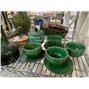 Image 2 : Large Group of Handcrafted Glazed Pottery Includes Jugs, Bowls, Cups, and Decorative Vessels