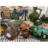 Image 4 : Large Group of Handcrafted Glazed Pottery Includes Jugs, Bowls, Cups, and Decorative Vessels