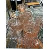 Image 2 : Beautiful Collection of Vintage Colored Glass and Crystal Tableware