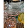 Image 3 : Beautiful Collection of Vintage Colored Glass and Crystal Tableware
