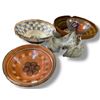 Image 1 : 3 Large Handcrafted Decorative Pottery and Sculptural Ceramic Piece