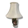 Image 1 : Vintage Porcelain Rose-Flower Table Lamp - As Is
