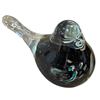 Image 4 : 3 Art Glass Pieces: Ruffled Multicolor Bowl, Elephant, and Bird Figurine