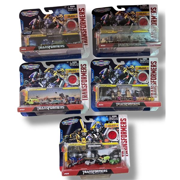 5 Micro Machines Transformers with Movie Scene Set - #01-05