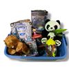 Image 1 : Full Tote of Assorted Toys - Includes Action Figures, Star Wars, Stuffed Animals, and More